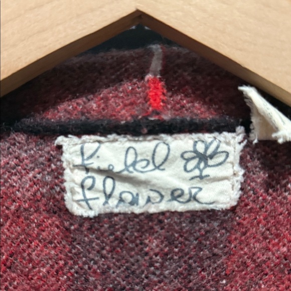 NWOT Anthropologie Field Flower Wool Plaid Sweater Cardigan Hoodie Coat Sz XS - Picture 7 of 14